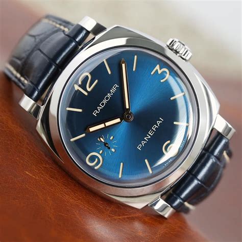 panerai radiomir blue|radiomir panerai watch price.